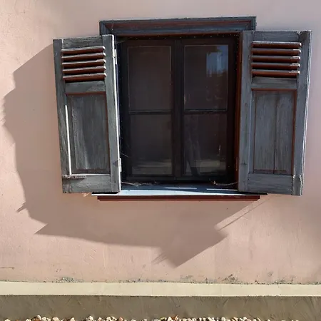 Glass In Old House Riga